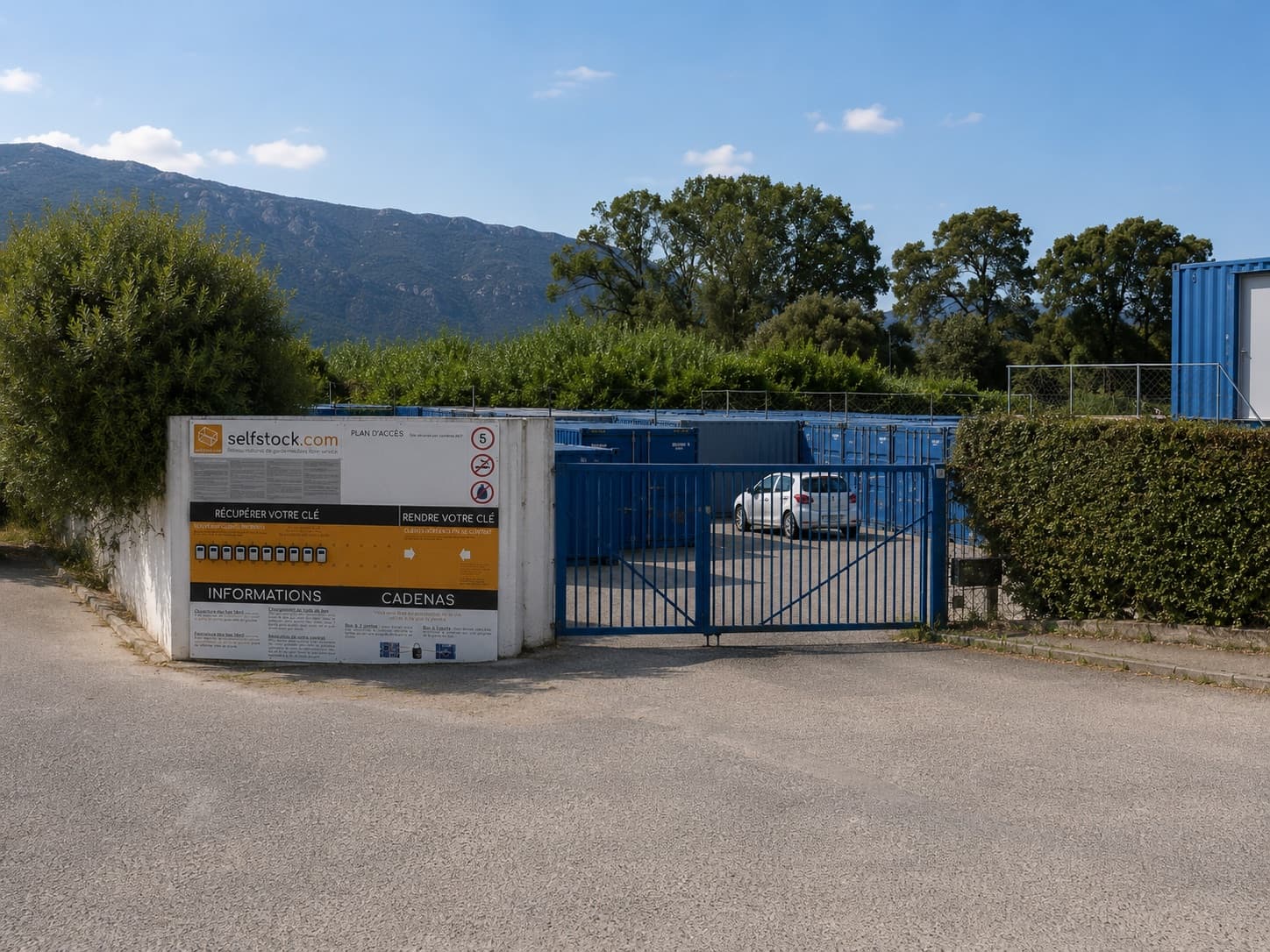 Box de stockage à proximité d'Ajaccio